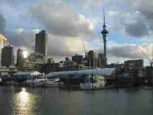 Auckland from a boat