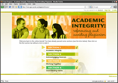Online Tutorial: Academic Integrity