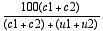 Formula for similarity score