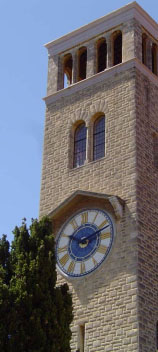 Winthrop Hall tower photo detail